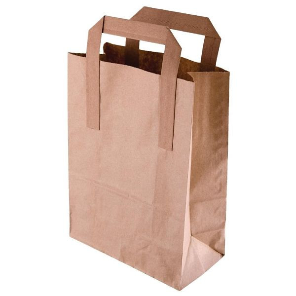 Fiesta Green Braune Papiertüte groß aus recyceltem Papier, VE: 500 Stück, CF592