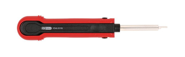 KS Tools Kabel-Entriegelungswerkzeug für Flachsteckhülsen 1,2 mm, 154.0116