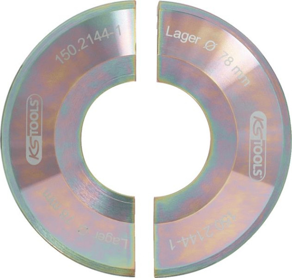 KS Tools Halbschalen-Satz, 2 teilig (gold), 150.2144-1, 4042146419090