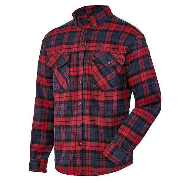 teXXor Arbeitshemd SEATON, Farbe: rot/blau, Größe: M, 4364-M