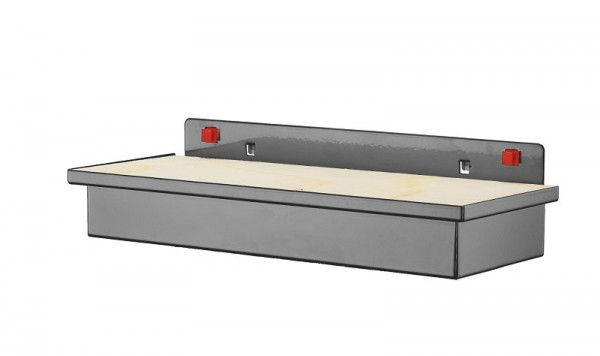 Kappes RasterPlan/ABAX Werkzeugaufnahmebox mit Holzplatte, zum Selbstbohren anthrazitgrau, 3344.00.5608