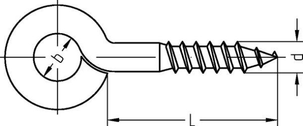 Dresselhaus Ringschrauben Art 1, galvanisch verzinkt Abmessungen: M16x6, VE: 100 Stück, 0217000101600006000001