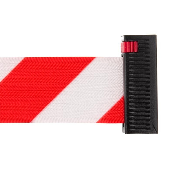 ALLPAX STOPPO XL Absperrständer Outdoor rot mit Zugband rot weiß, 10011728