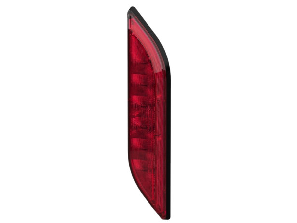 HELLA Nebelschlussleuchte, Shapeline Style, LED, 24/12V, schlank, geklebt, rot, AMP, 2-polig, hinten links, senkrechte Befestigung, 2NE 013 343-031
