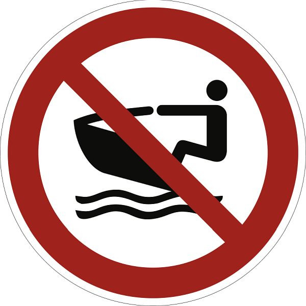 Moedel Jet-Ski verboten ISO 20712-1, Aluminium, Ø 400 mm, 58545