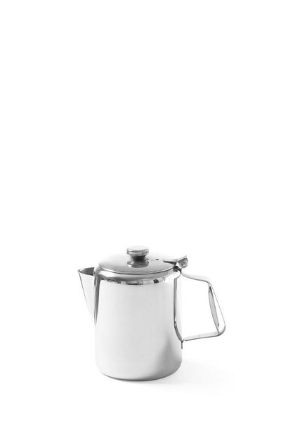 Hendi Kaffee-/Teekanne mit Klappdeckel, 0,6 L, ØxH: 97x142 mm, 453209