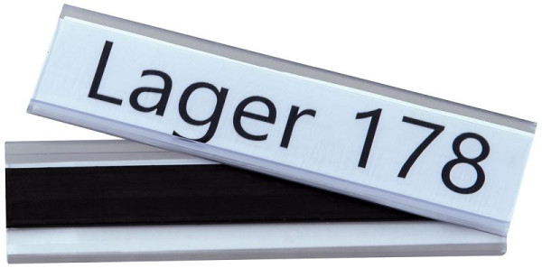 Eichner Etikettenhalter magnetisch, Maße: 25 x 100 mm, VE: 100 Stück, 9218-03032