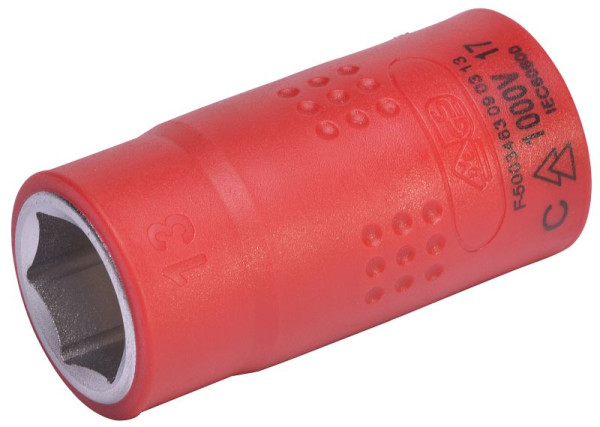 SW-Stahl Steckschlüsseleinsatz, 3/8", 13 mm, VDE, 05520L-13