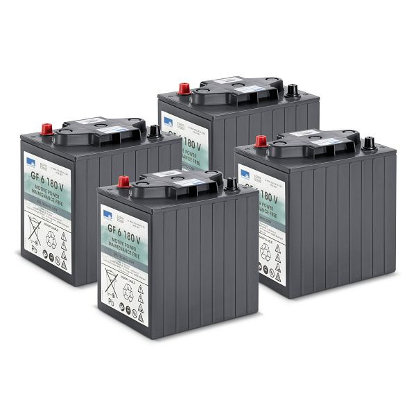 Kärcher Batteriesatz Gel 4x 6V/180Ah, Gewicht mit Zubehör: 121,2 kg, 2.815-101.0