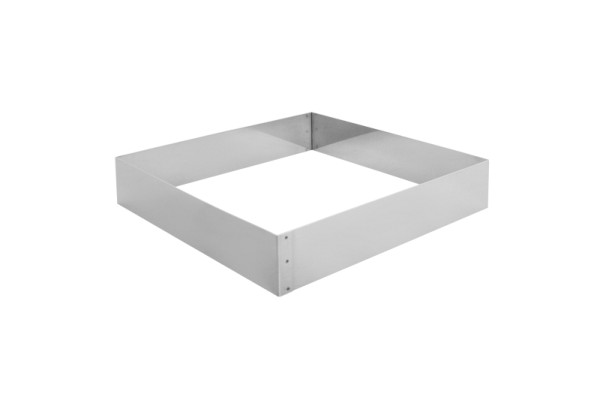 Schneider Tortenring "Quadrat", 26 x 26 x 5 cm, Edelstahl, 155377