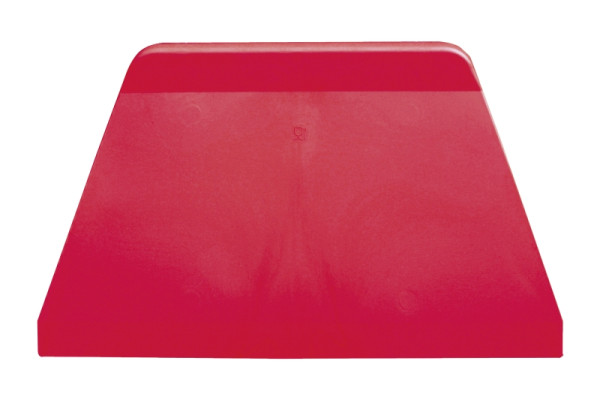 Schneider Teigabstecher mit Griffleiste, eckige Form, ABS, rot, 227850