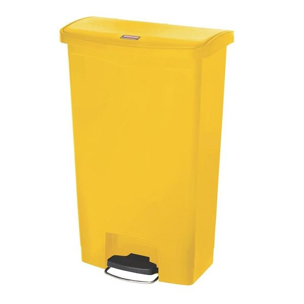 Rubbermaid Slim Jim Front Step Pedaleimer gelb 68L, CW589