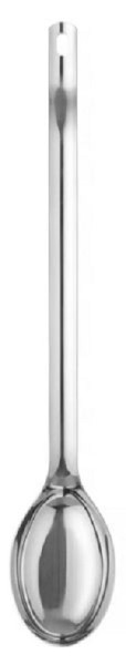 Hendi Pizza-Saucenlöffel, 380 mm, gebogen, Edelstahl, 855539