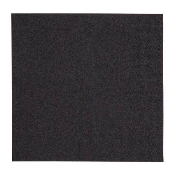 Fiesta Recyclable Lunchservietten 1/4 schwarz 33cm (2000 Stück), FE225
