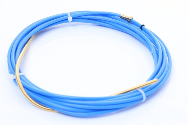 ELMAG PTFE-Seele 4 m 'blau', für Alu-, Edelstahl u. CuSi Draht Ø 0,6 - 1,0 mm1 Stück Packung - SB, 59718