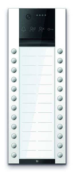 TCS Türkontrollsystem PES PRO IP Video Außenstation 24T 2 Spalten AP RAL9010 reinweiß, AVA430224-0019