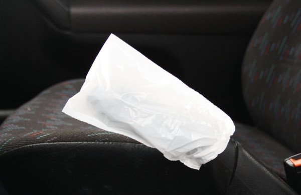 KS Tools Einweg-Handbremshebelschoner, weiß, VE: 500 Stück, 500.8071