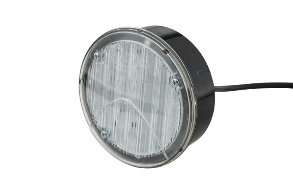 HELLA Heckleuchte, LED, 24V, geschraubt/Anbau, Scheibenfarbe: transparent, LED-Lichtfarbe: rot/gelb, 500mm, offene Kabelenden, rechts, 2SD 964 169-421