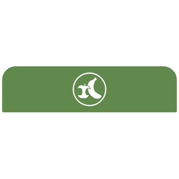 STEIN HGS Configure Recycling-Station Hinweistafel Organischer Abfall, grün, 125 Liter, NL, 84087.0005