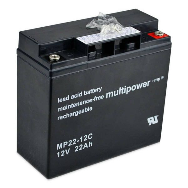 multipower MP22-12C 12V 22Ah AGM Batterie, 02-4140