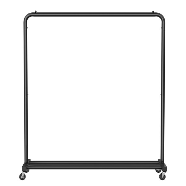 SONGMICS Kleiderregal, Tintenschwarz, 110x38x141,5 cm, HSR016BH01