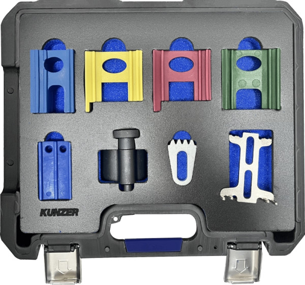 Kunzer Motor-Einstellwerkzeugsatz OPEL / FORD / VW / AUDI / SKODA / SEAT / SAAB Für 1.5-, 1.6- und 1.7- Liter-Dieselmotoren, 77M820