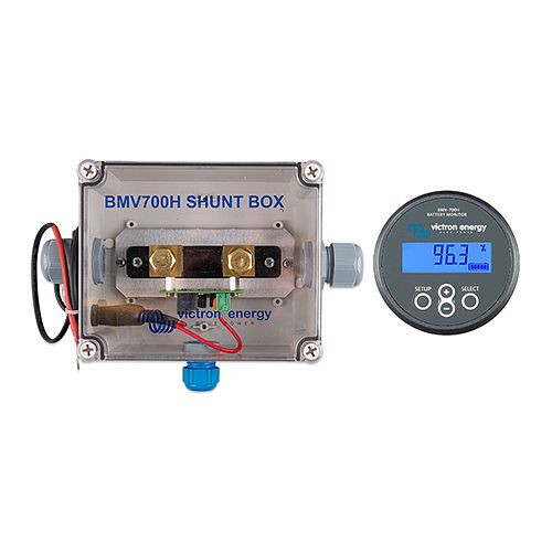 Victron Energy Batterie Monitor BMV-700 H, inkl. Shunt 500A / 50 mV und Kabel, 321954