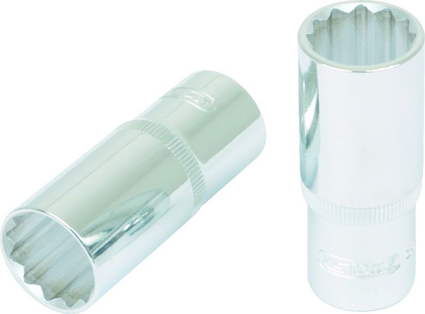 KS Tools 1/2" CHROMEplus 12-kant-Stecknuss, lang, 20mm, 918.1714