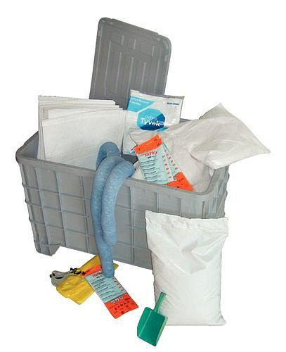 DENSORB Notfall-Set in Deckel-Box ohne Rollen, Ausführung "Spezial", 155196