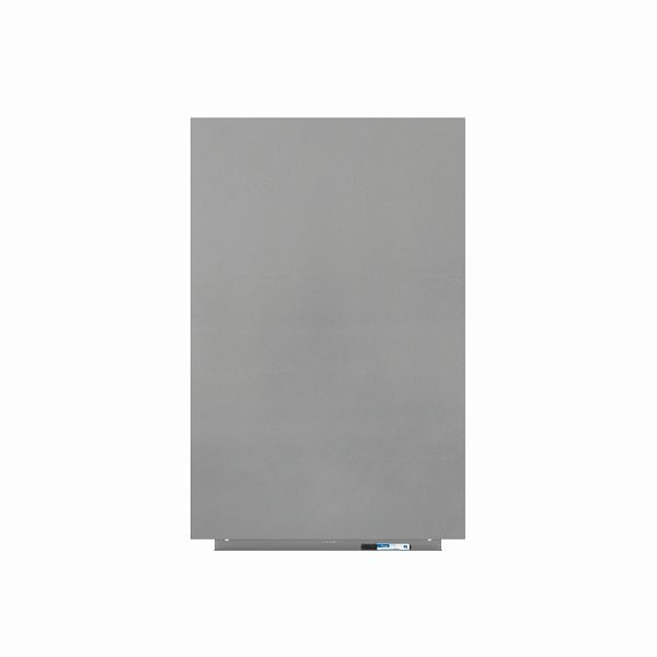 Rocada Skinwhiteboard rahmenlos 75x115cm PE beschichtet, silber, 6520PRO-9006
