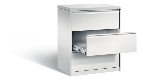 C+P Karteischrank Acurado, H1045xB787xT590mm, Farbe: Lichtgrau, Griffleiste, 12923-322 S10000