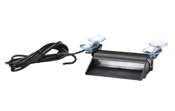 HELLA LED-Blitz-Kennleuchte, FWL-LED, 12V, blau, Anbau, Kabel: 3700mm, Stecker: DIN ISO 4165, 2XD 014 053-001