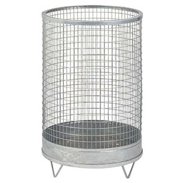 Stein HGS Abfallbehälter -Nr. 6-, verzinkt ohne Farbe, 19329