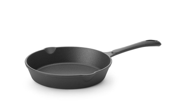 Hendi Gusseisenpfanne, 165 mm, hervorragende Wärmeverteilung, 629314