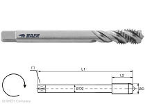 BAER HSSE Maschinengewindebohrer - 35° RSP - UNF 1'' x 12 - DIN 376, 150601016