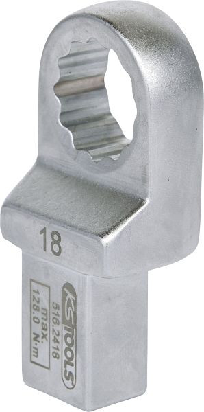 KS Tools 14x18mm Einsteck-Ringschlüssel, 18mm, 516.2418