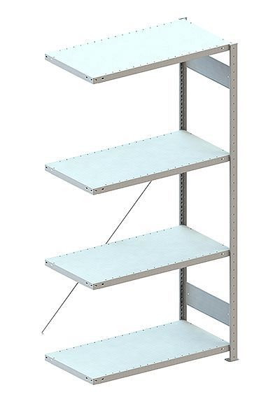 Meta CLIP SET 230 mm, verzinkt, AR 2000x1000x500 mm, Bodenanzahl: 4, 20011322