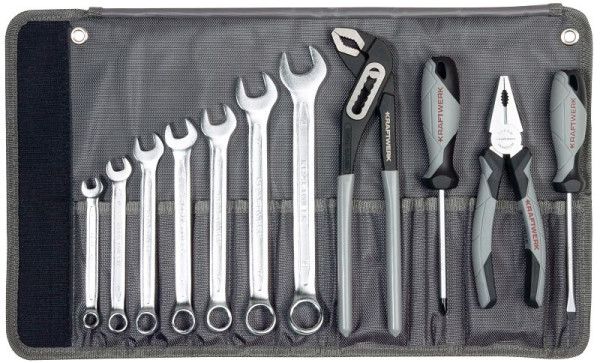 Kraftwerk Werkzeugtasche, 11-teilig, Länge: 255 mm, 208.101.000