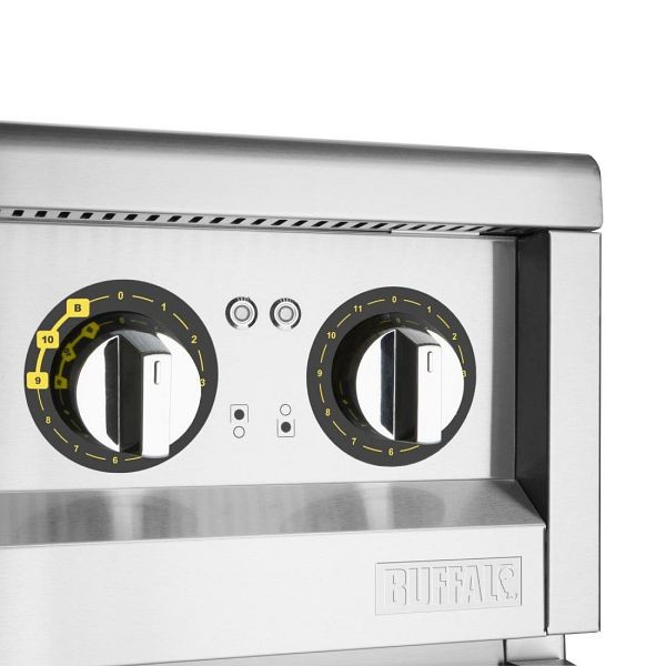 Buffalo 600 Serie 4 Zonen Freistehendes Induktionskochfeld 2x 3kW, SA807