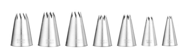 Hendi Spritzdüsen Stern EDS, 7er-Set 6,8,10,12,14,16,18 mm, 551714