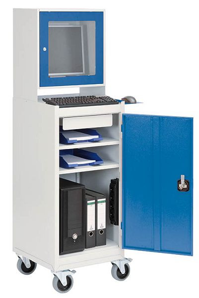 Bedrunka+Hirth Computerwagen 105-3, 500 x 500 x 1550 mm, 04.105.C01