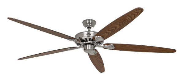CasaFan Deckenventilator Classic Royal 180 Chrom gebürstet-Eiche antik/Nussbaum, 518015