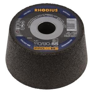 Rhodius PROline NK Schleiftopf, Durchmesser [mm]: 110/90, Stärke [mm]: 55, Bohrung [mm]: 22.23, VE: 6 Stück, 303264