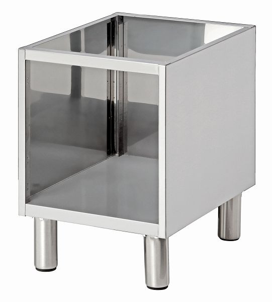 Bartscher Unterbau offen, 650, B400, Chromnickelstahl, 112020