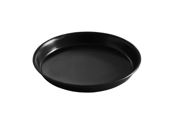 Hendi Pizzablech, ØxH: 450x27 mm, Blaustahl, gleichmäßiges Backen, 617427