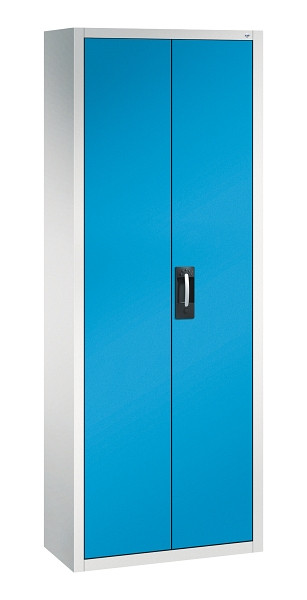 C+P Magazinschrank Serie 13, H1980xB700xT300mm, 7035/5012, 133113-201 S10046