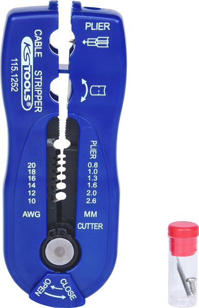 KS Tools Multifunktions-Abisolierwerkzeug, 0,8-2,6mm, 115.1252