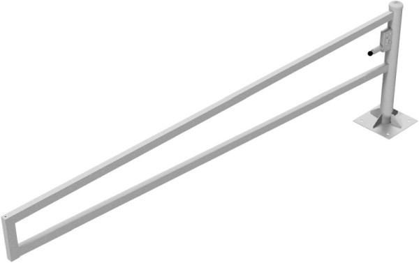 Schake Drehbare Wegesperre, selbsteinrastende Verriegelung 3,50m mit Profilzylinder, 4013_35ZP