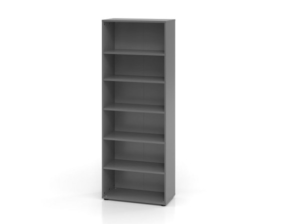 Hammerbacher Regal 968RE, 6 OH, Korpus: Graphit, 80 x 40 x 215,4 cm (BxTxH), V968RE/G