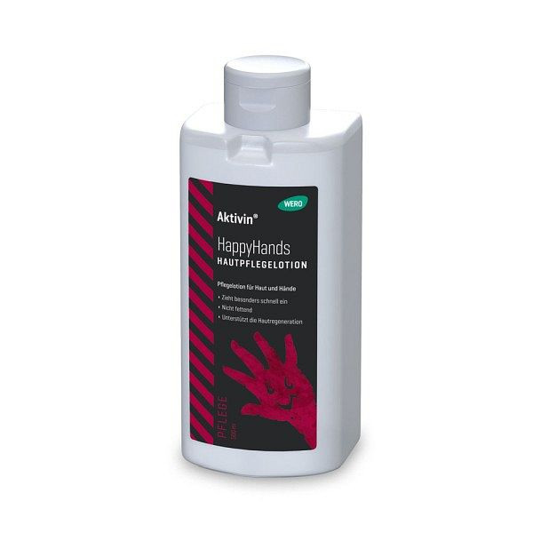 WERO Aktivin HappyHands Hautpflegelotion, Spenderflasche, VE: 500 ml, 20742517